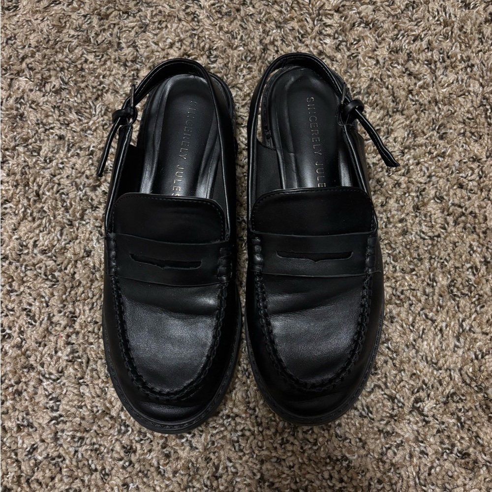Sincerely Jules Black Loafers